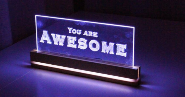 Verlicht Plexi bord - 21 Mrt 2019